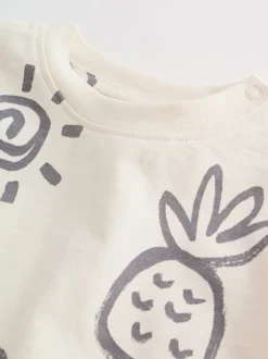 Palmier monochrome - Ensemble 6 Pieces Haut & Leggings BÉBÉ (0mois-3ans)