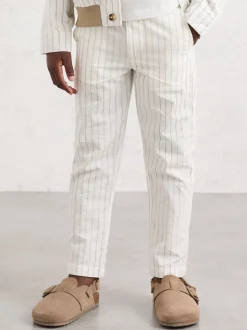 Pantalon à fines rayures en coton coupe classique Reiss Easton