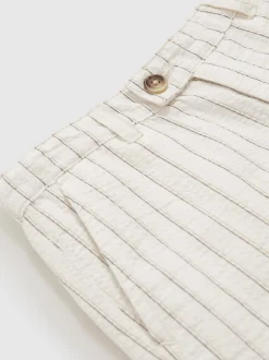 Pantalon à fines rayures en coton coupe classique Reiss Easton