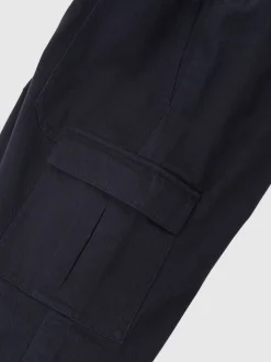 Pantalon cargo Reiss Alpine en coton à jambe large