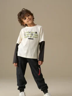 Pantalon de jogging cargo Angel & Rocket Frank noir