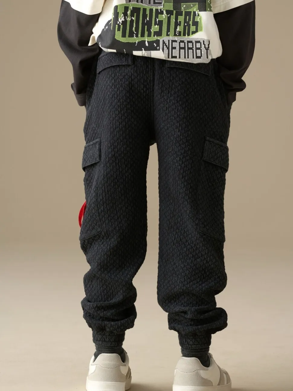 Pantalon de jogging cargo Angel & Rocket Frank noir