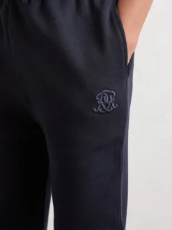 Pantalon de jogging Reiss Mellor en coton brodé à monogramme