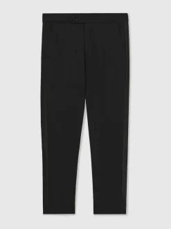 Pantalon de smoking rayé en satin Reiss Knightsbridge T