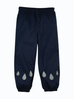 Pantalon Frugi bleu imperméable en polyester
