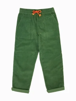 Pantalon Frugi en velours côtelé renard vert