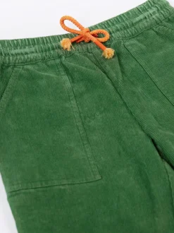 Pantalon Frugi en velours côtelé renard vert