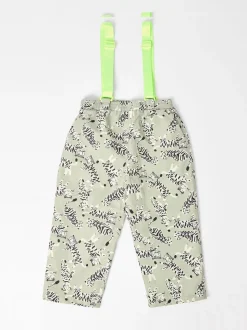 Pantalon élégamment imperméable imprimé tigre