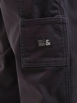 Pantalon noir JACK & JONES Junior JACK & JONES Junior Carpenter coupe décontractée