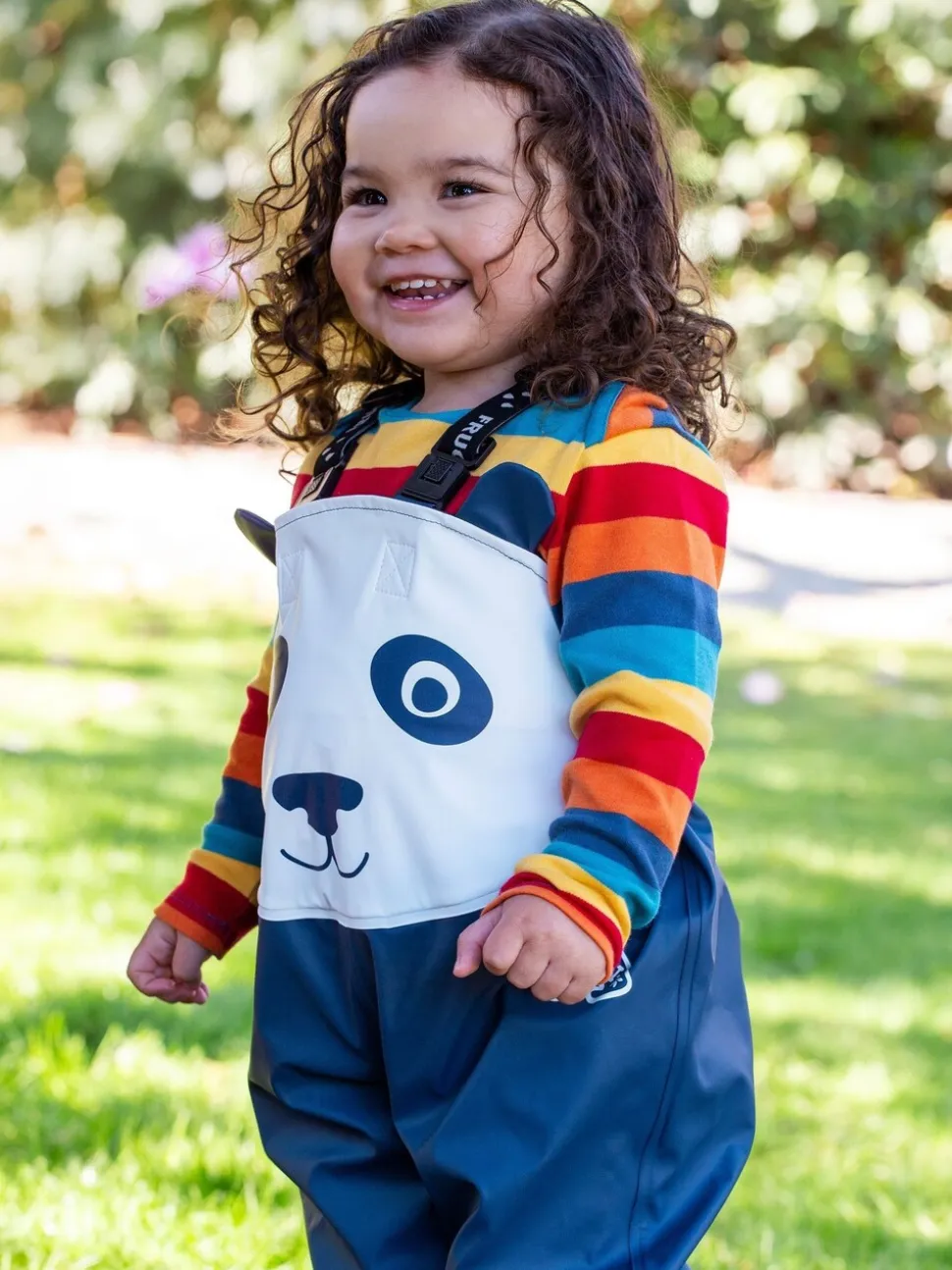 Pantalons Frugi Personnage Puddle Buster Bleu