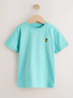 Pastels - T-shirt brodé Manches courtes Stag 4 Pack (3-16ans)