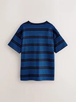 Paul Smith Junior Cobalt Bleu Signatures T-shirts 2 Ensemble
