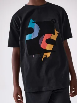 Paul Smith Junior Ensemble T-shirt et Survêtement Noir