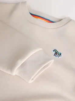 Paul Smith Junior Ensemble Sweat-shirt Beige Sable et Survêtement Noir