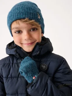 Paul Smith Junior Ensemble bonnet et pantalon à logo zébré Boys Blues