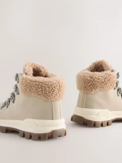 Peau de mouton neutre - Bottines chaudes avec doublure Thinsulate™ style randonnée