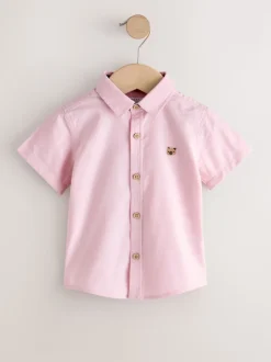 Personnage à Rayure Rose - Chemise Oxford à manches longues (3mths-7yrs)