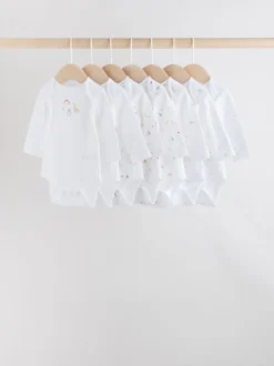 Personnage blanc - Manches longues 100% Coton Bébé Body
