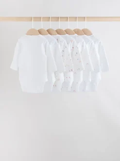 Personnage blanc - Manches longues 100% Coton Bébé Body