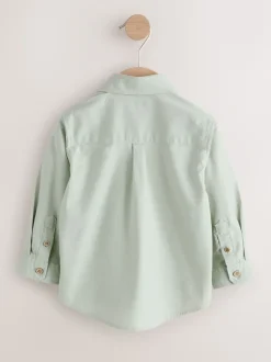 Personnage vert - Chemise Oxford à manches longues (3mths-7yrs)