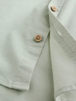 Personnage vert - Chemise Oxford à manches longues (3mths-7yrs)