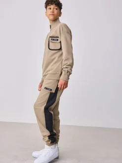 Pierre - Baker by Ted Baker Ensemble Sweat-shirt et joggeurs à col zippé et col cheminée