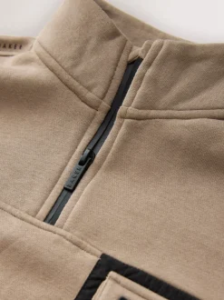 Pierre - Baker by Ted Baker Ensemble Sweat-shirt et joggeurs à col zippé et col cheminée