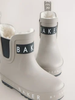 Pierre - Baker by Ted Baker bottes de bien-être doublées de fausse fourrure garçon