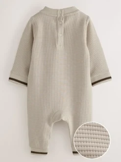 Pierre - Barboteuse Baker by Ted Baker texturée à manches longues