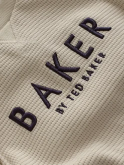 Pierre - Barboteuse Baker by Ted Baker texturée à manches longues
