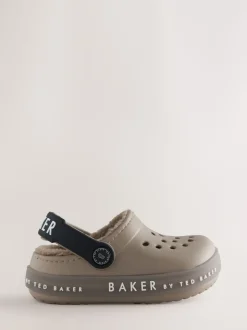 Pierre - Chaussons sabots Baker by Ted Baker doublés de peau de mouton