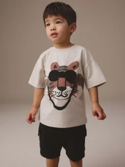 Pierre - Ensemble t-shirt à manches courtes et short utilitaire (3mois7ans)