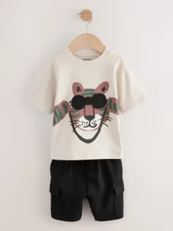 Pierre - Ensemble t-shirt à manches courtes et short utilitaire (3mois7ans)