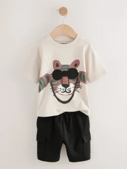 Pierre - Ensemble t-shirt à manches courtes et short utilitaire (3mois7ans)