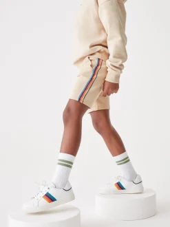 Pierre - Short en molleton à rayures Paul Smith Junior Artist garçon