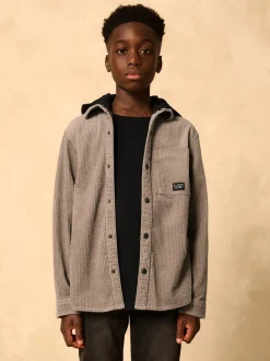 Pierre - Surchemise à capuche en velours côtelé (3-16ans)