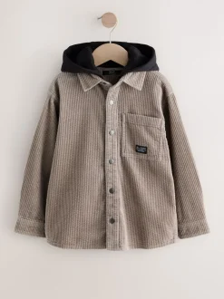 Pierre - Surchemise à capuche en velours côtelé (3-16ans)