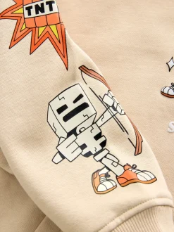 Pierre - Sweat-shirt à capuche Minecraft (3-16ans)