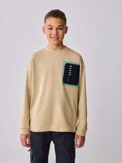 Pierre - T-shirt Baker by Ted Baker poids lourd à manches longues