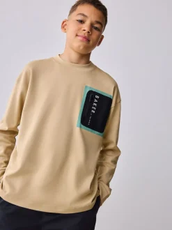 Pierre - T-shirt Baker by Ted Baker poids lourd à manches longues