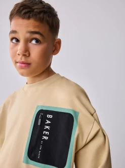 Pierre - T-shirt Baker by Ted Baker poids lourd à manches longues