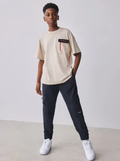 Pierre - T-shirt Baker by Ted Baker oversize à poche