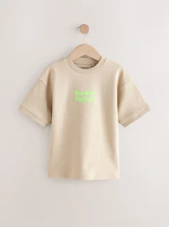 Pierre Brooklyn - T-shirt graphique Imprimé Heavyweight Manchester Courts (3-16ans)