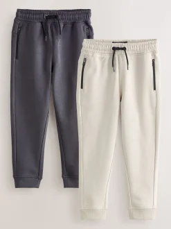 Pierre/Gris - Zip Pocket Slim Survêtement (3-16yrs)