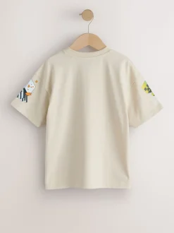 Placement de Beige Sable - T-shirt Minecraft (3-16ans)