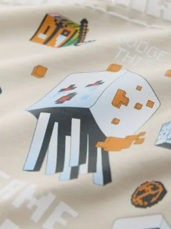 Placement de Beige Sable - T-shirt Minecraft (3-16ans)