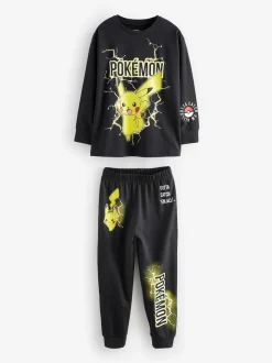 Pokémon Jaune/Noir - Lot de 2 pyjamas à manches longues (4-16ans)