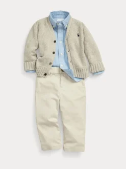 Polo Ralph Lauren Bébé Garçons 100% coton emblématique Oxford en coton poney