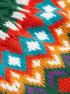 Pull Frugi Fyfe vert en maille