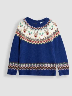 Pull JoJo Maman Bébé Christmas Fair Isle
